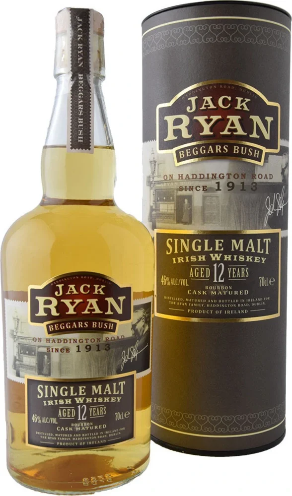 Irski viski Jack Ryan 12yo Single malt + GB 0,7 l