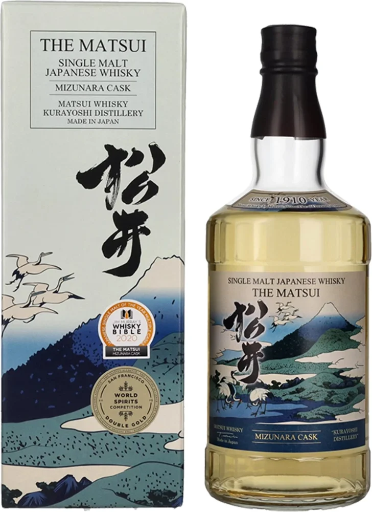 Japanski Whisky Single malt Mizunara Cask Matsui + GB 0,7 l