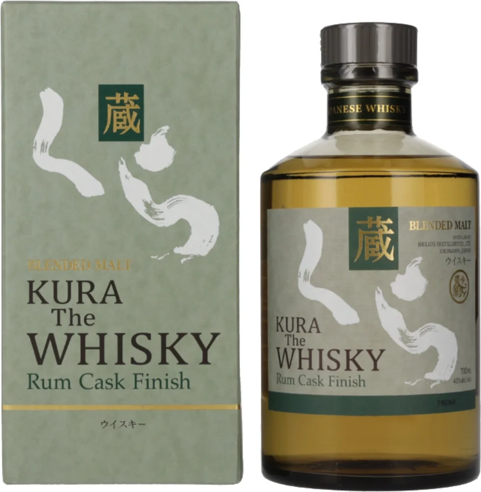 Japanski viski Kura The Whisky Blended Malt Rum Cask Finish + GB 0,7 l