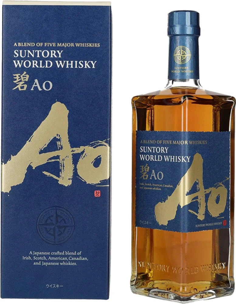 Japanski viski Suntory AO World blended + GB 0,7 l