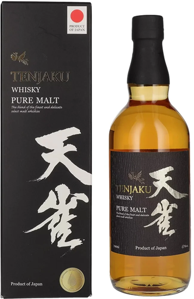 Japanski viski Tenjaku Pure Malt + GB 0,7 l