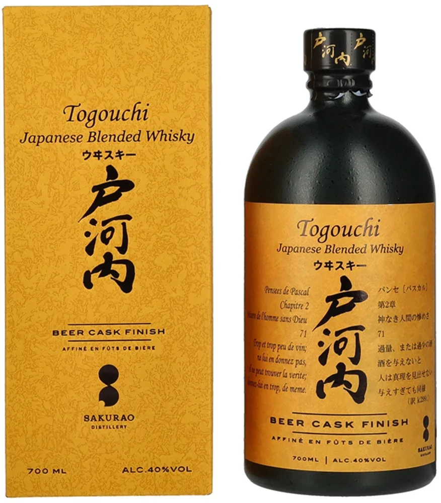 Japanski viski Togouchi Beer Cask Finish + GB 0,7 l