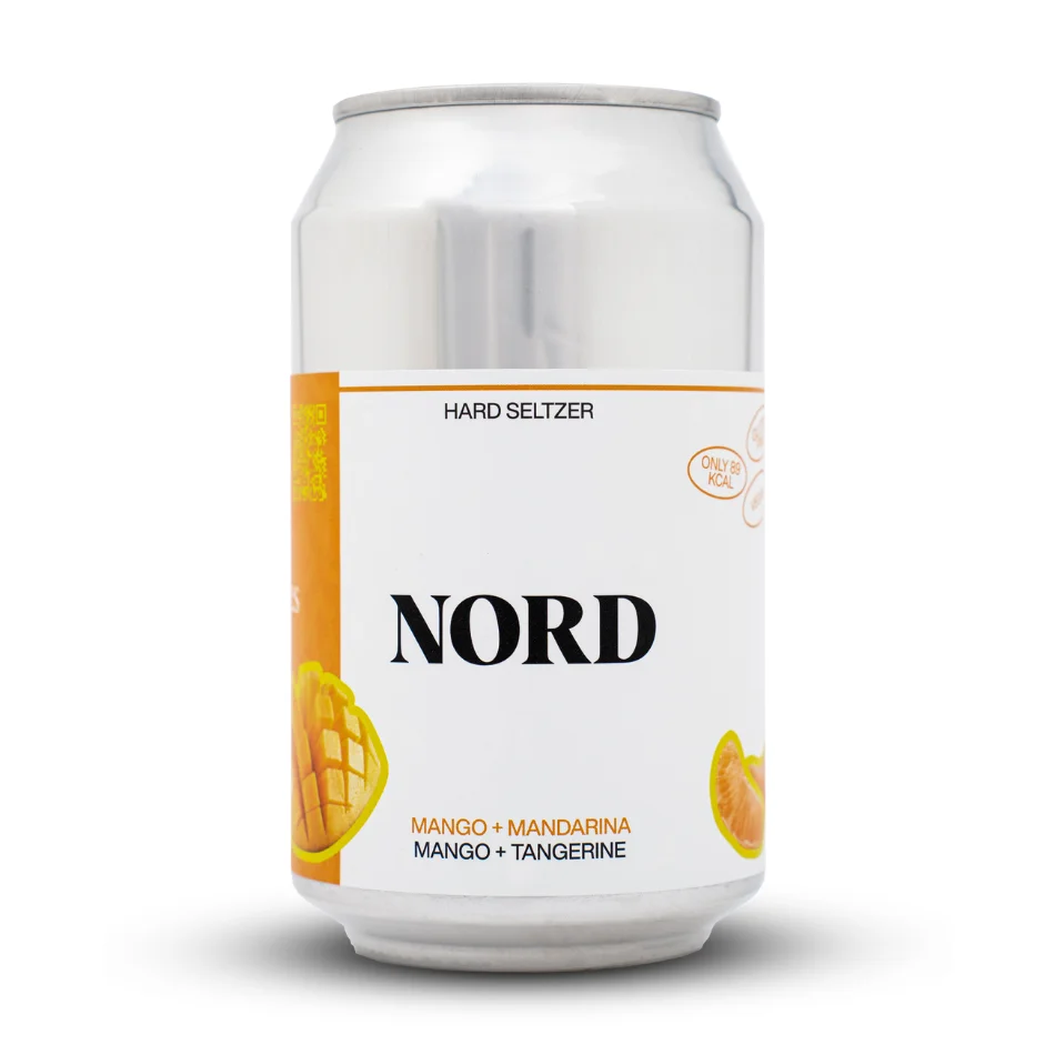 Nord Hard Seltzer mango + mandarina 0,33 l