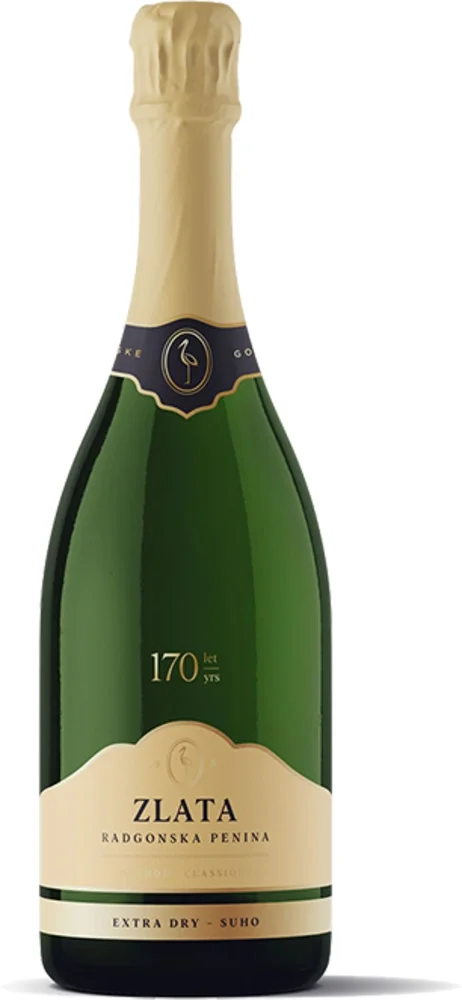 Pjenušavo vino Zlata Extra Dry Radgonske gorice 0,75 l