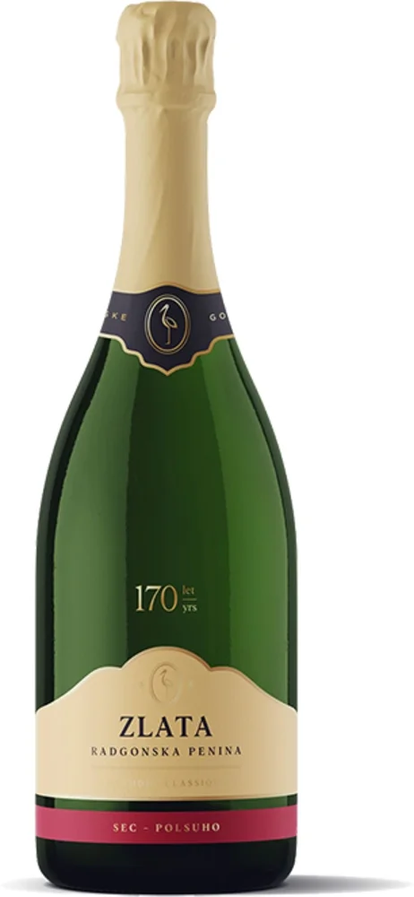 Pjenušavo vino Zlata Sec Radgonske gorice 0,75 l