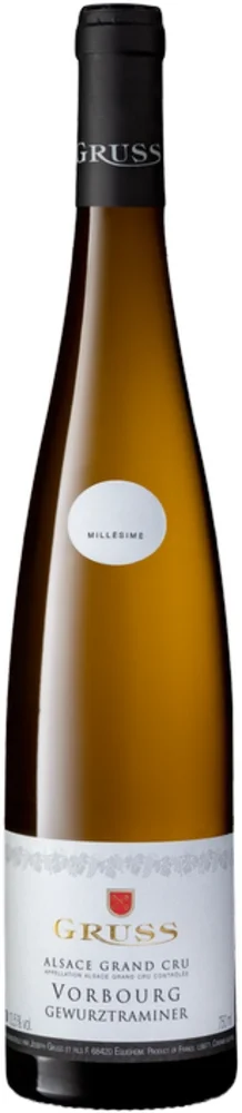 Vino Gewurztraminer Grand Cru Vorbourg Domaine Gruss 0,75 l