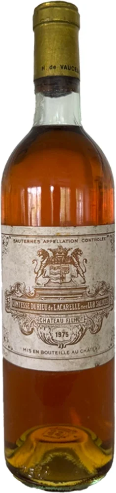 Vino Sauternes 1er CRU 1975 Chateau Filhot 0,75 l