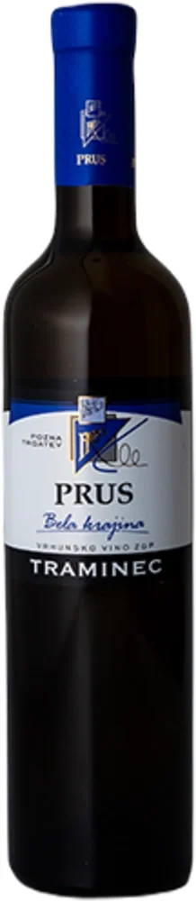 Vino Traminec - kasna berba 2021 Prus 0,5 l