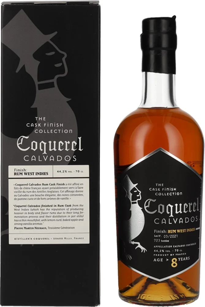 Voćna rakija Calvados Coquerel 8yo Cask Finish + GB 0,7 l