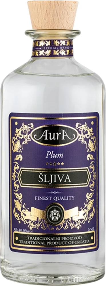 Voćna rakija Šljiva (sliva) Aura 0,5 l