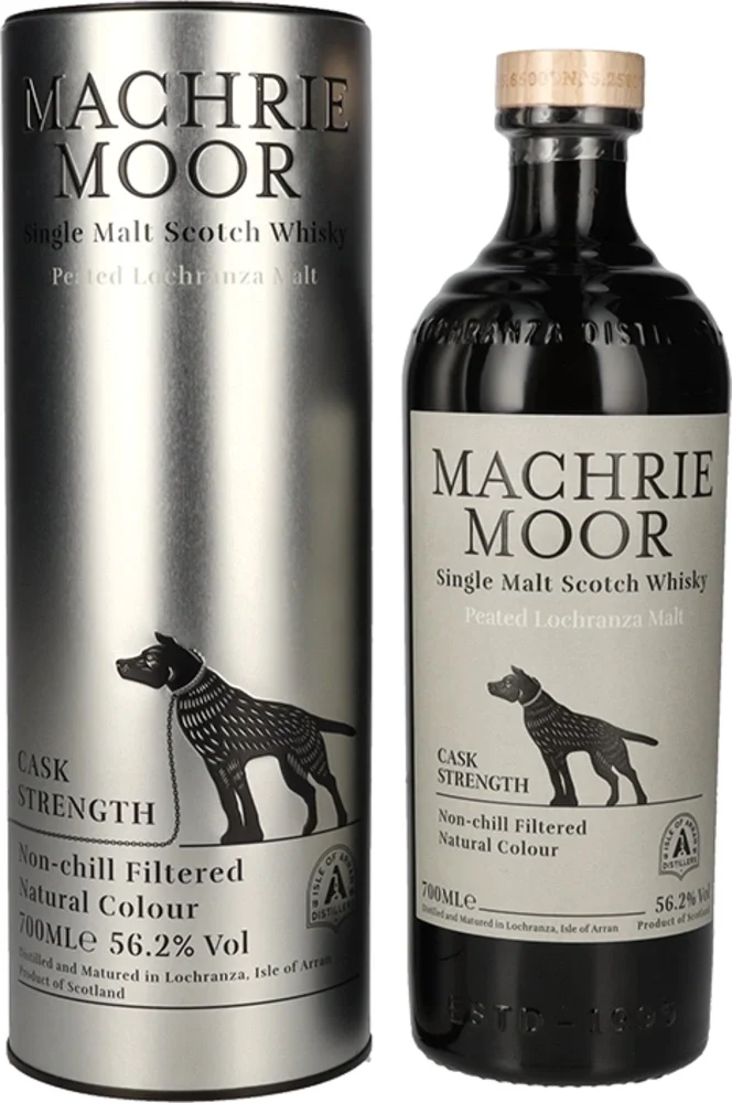 Škotski viski Arran MACHRIE MOOR Cask Strenght Peated Malt + GB 0,7 l
