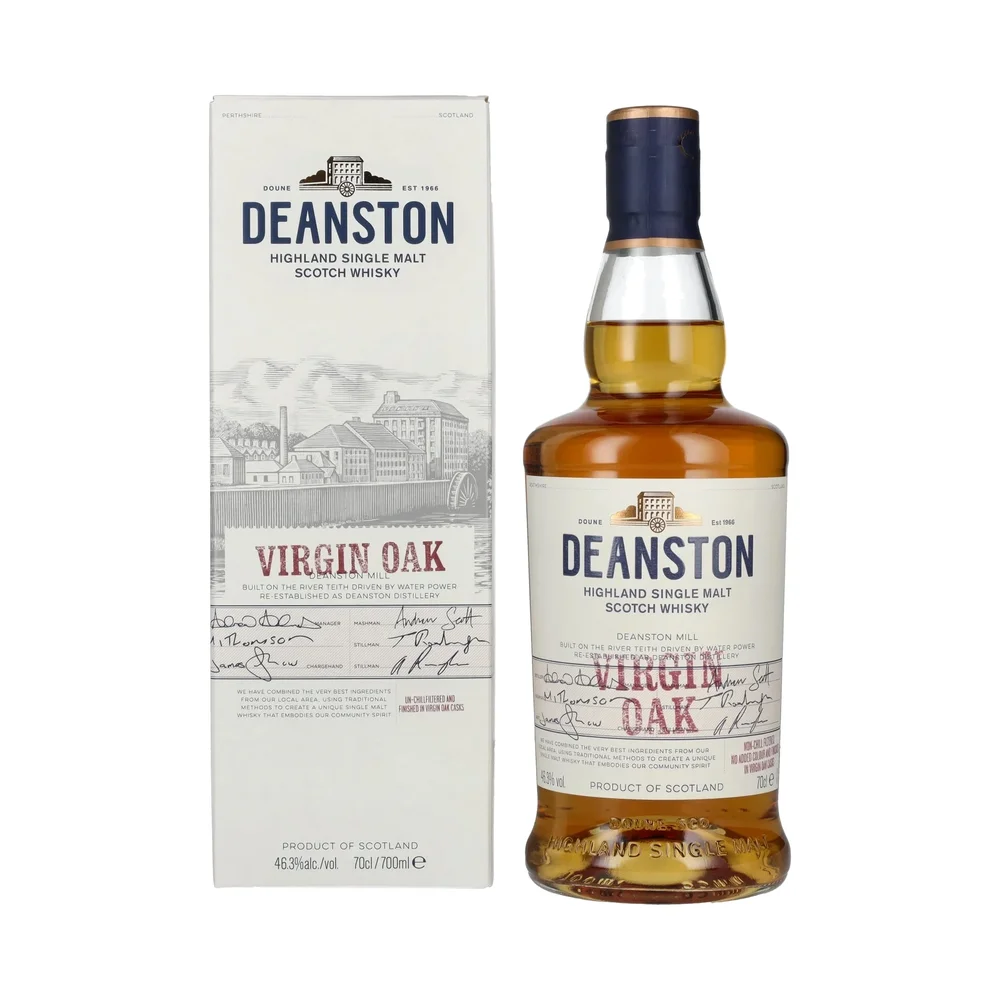Škotski viski Deanston Virgin OAK + GB 0,7 l
