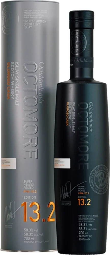 Škotski viski Octomore EDITION: 13.2 Super Heavily Peated Oloroso Cask 2022 + GB 0,7 l