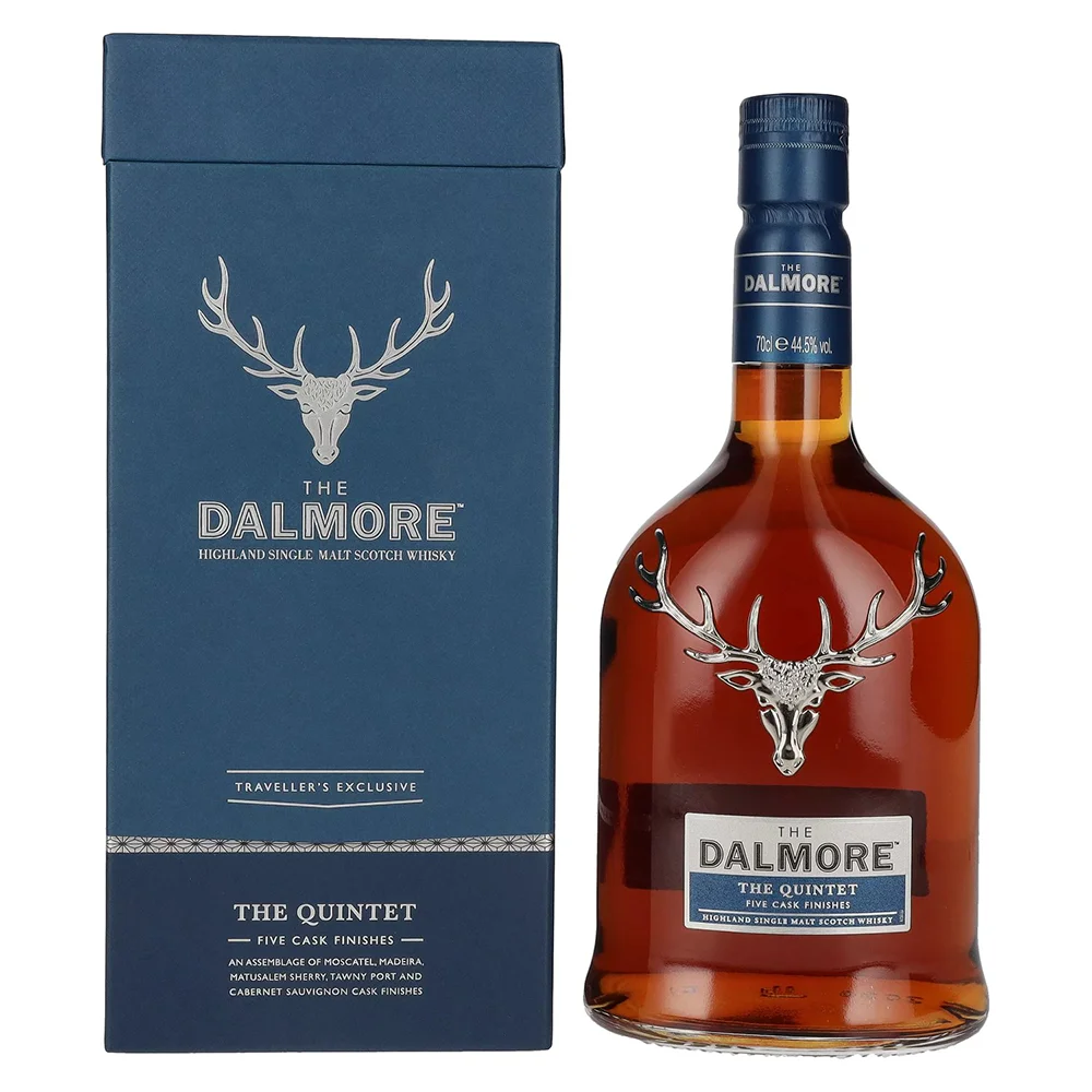 Škotski viski The Dalmore The Quintet Highland Single Malt + GB 0,7 l