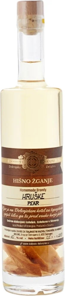 Domaća voćna rakija sa suhim kruškama 0,5l