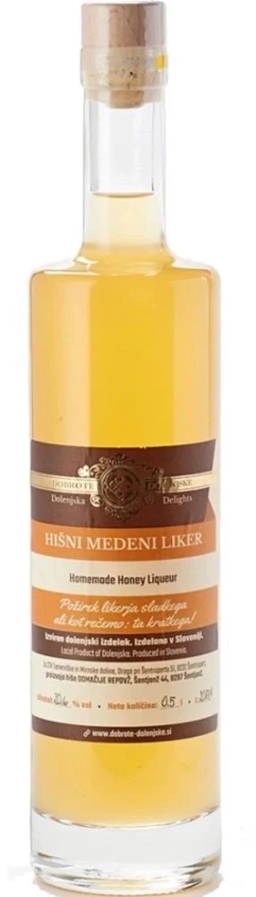 Domaći liker medeni Dobrote Dolenjske 0,5 l