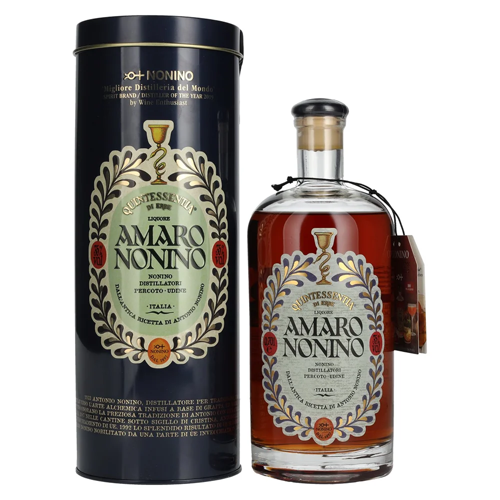 Grappa Amaro Nonino Quintessentia Di Erbe poklon kutija 0,7 L
