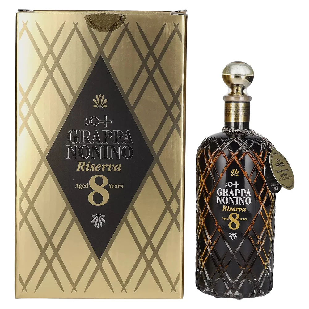 Grappa Riserva Antica 8 YO Nonino poklon kutija 0,7 L
