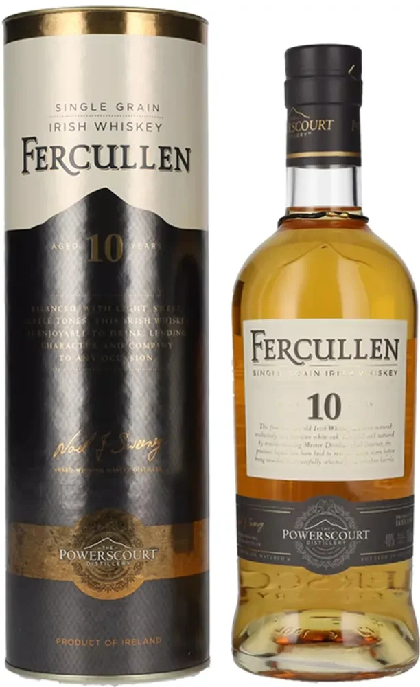 Irski viski Fercullen 10y Single grain poklon kutija 0,7 L