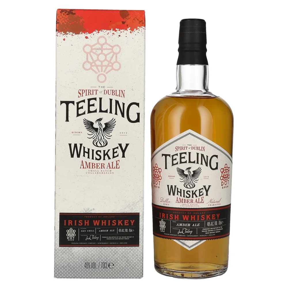 Irski viski Teeling Amber Ale Small Batch Collaboration poklon kutija 0,7 L