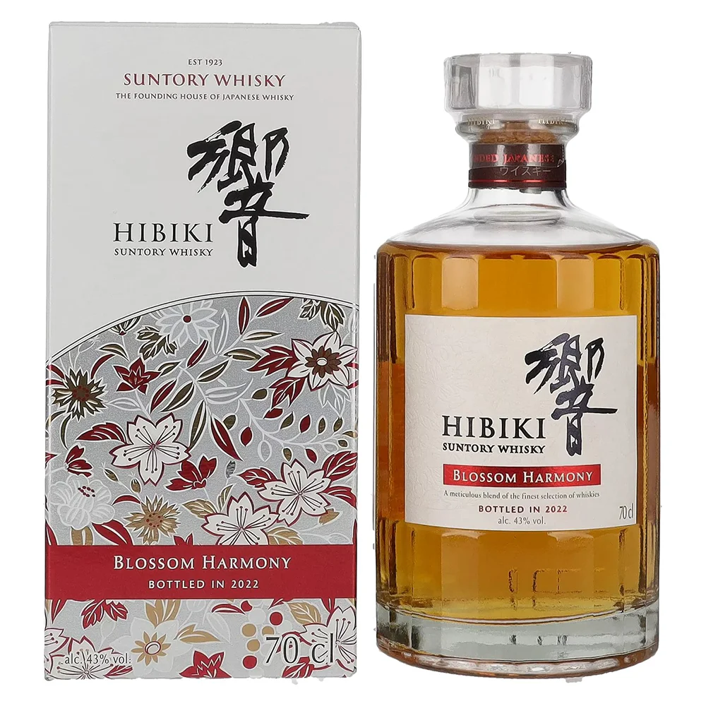 Japanski Whisky Hibiki Blossom Harmony 2022 Suntory poklon kutija 0,7 L