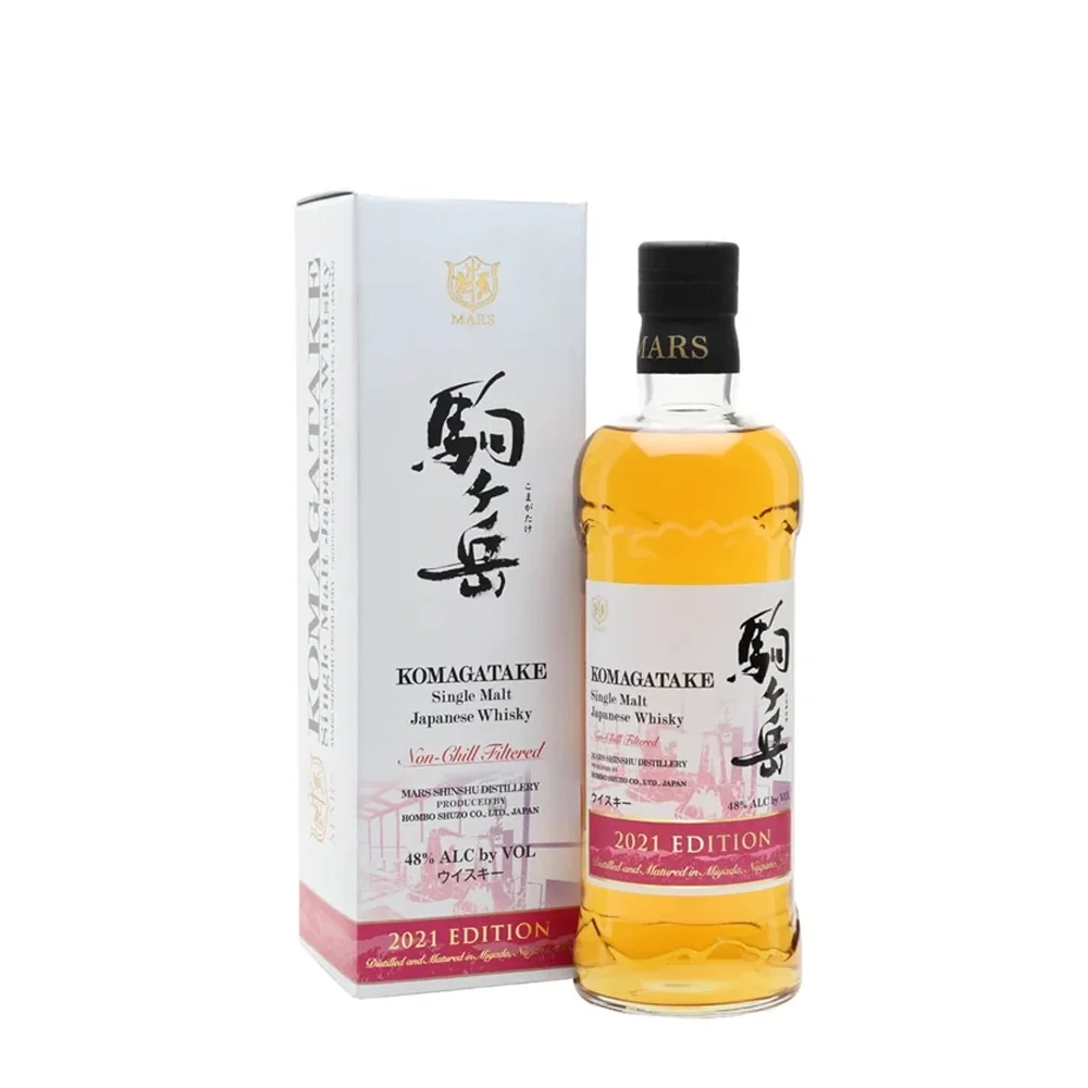 Japanski viski Komagatake Single Malt Mars poklon kutija 0,7 L