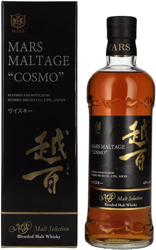 Japanski viski Mars Maltage COSMO Blended poklon kutija 0,7 L
