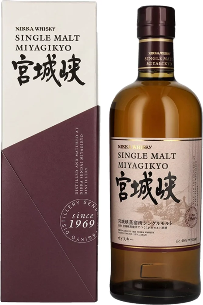Japanski viski Nikka Miyagikyo Single malt poklon kutija 0,7 L