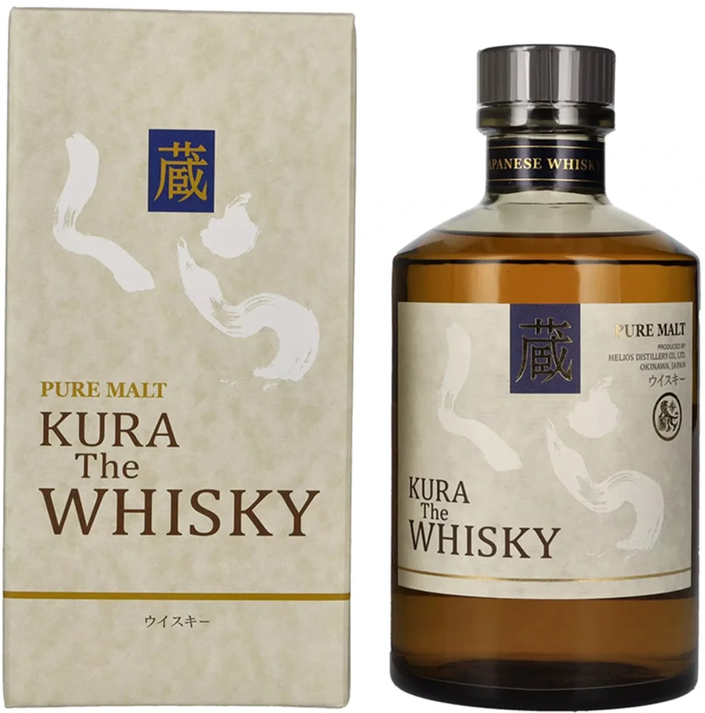Japanski viski Pure Malt Kura poklon kutija 0,7 L