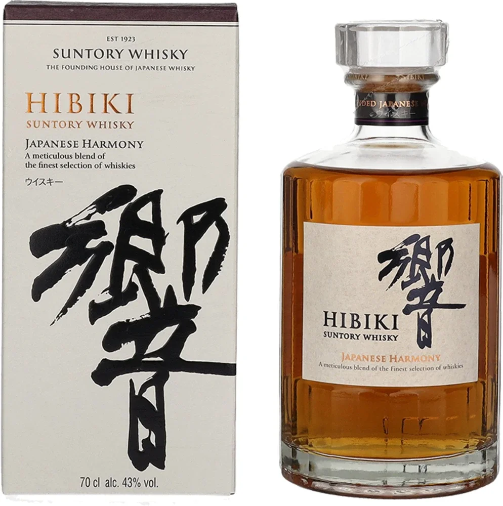 Japanski viski Suntory Hibiki Japanese Harmony poklon kutija 0,7 L