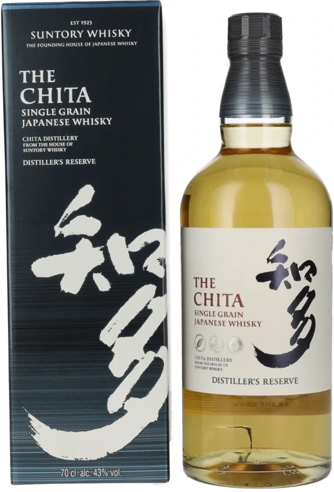 Japanski viski THE CHITA Single Grain Suntory poklon kutija 0,7 L