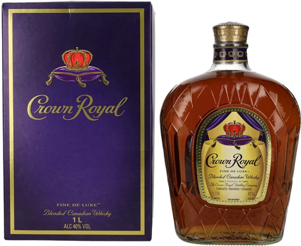 Kanadski viski Crown Royal Whiskey Blended poklon kutija 1 L