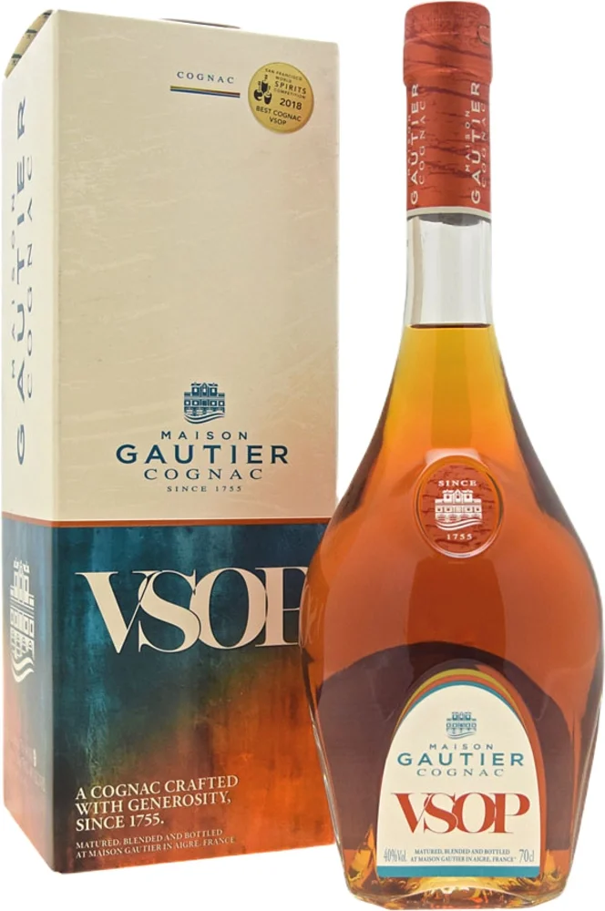 Konjak Gautier VSOP poklon kutija 0,7 L