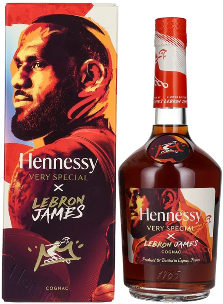 Konjak Hennessy VS Lebron James poklon kutija 0,7 L