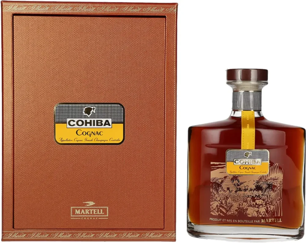 Konjak Martell Cohiba Grande Champagne poklon kutija 0,7 L