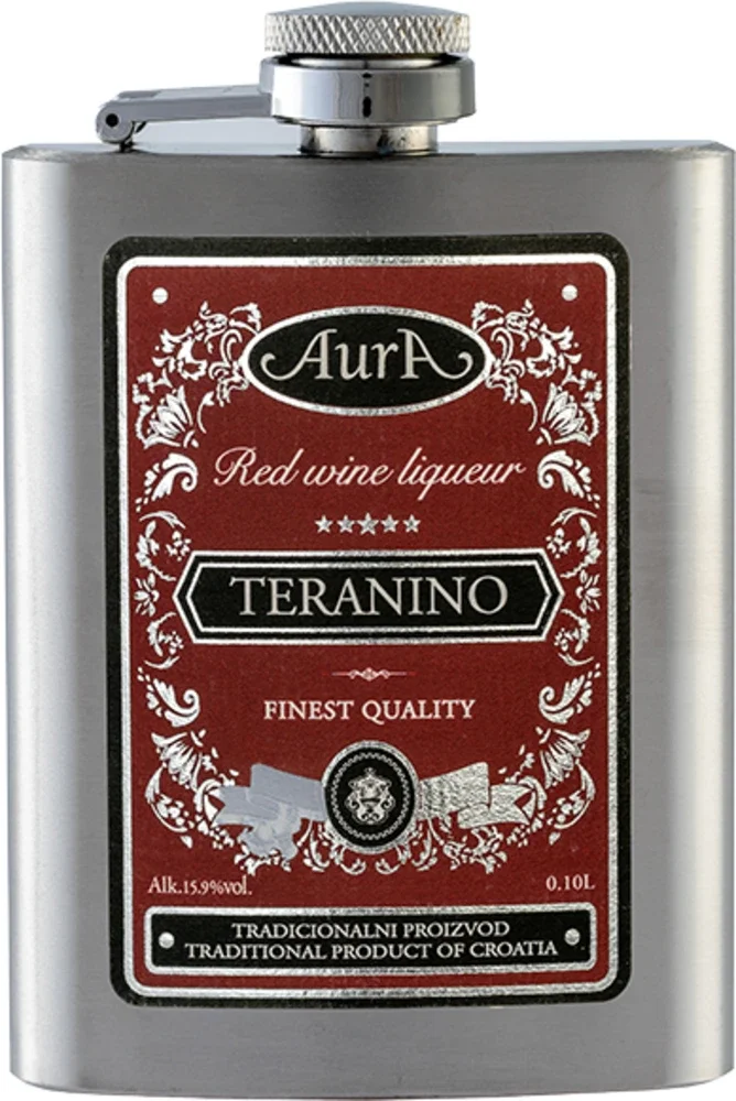 Liker Teranino Aura + flaška poklon kutija 0,1 L