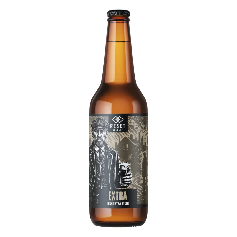 Pivo Irish Extra Stout Reset STK 0,5 L