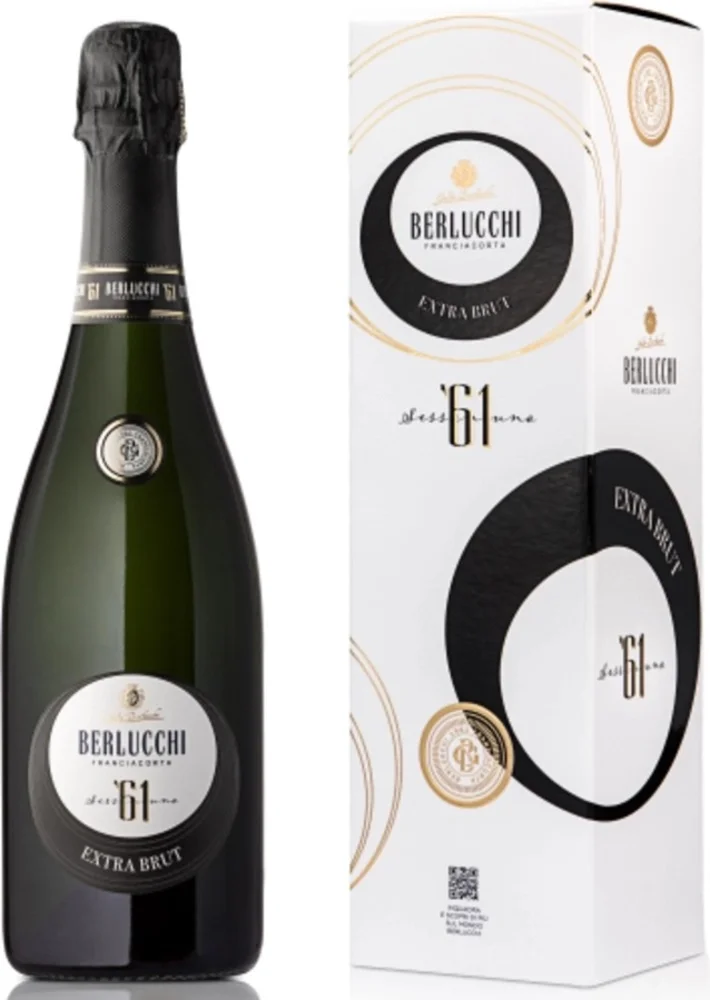 Pjenušac Berlucchi Franciacorta 61 Extra Brut poklon kutija 0,75 L