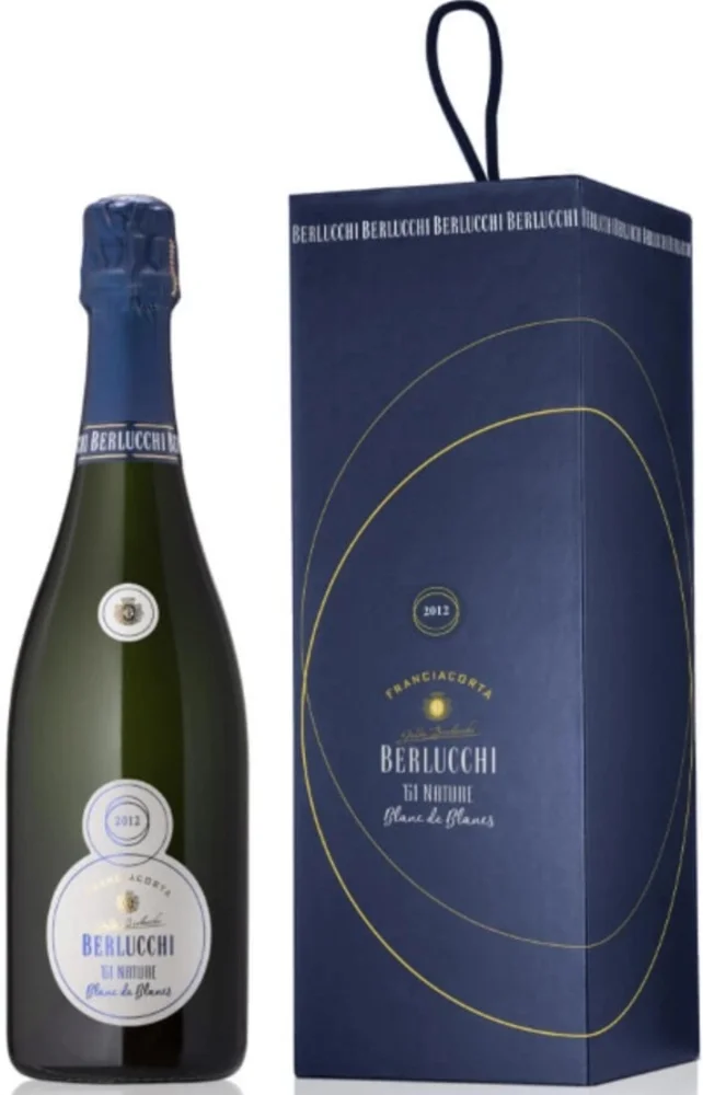 Pjenušac Berlucchi Franciacorta 61 Nature 2017 Blanc de Blancs poklon kutija 0,75 L