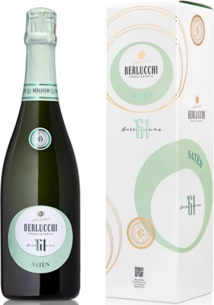 Pjenušac Berlucchi Franciacorta 61 Saten poklon kutija 0,75 L