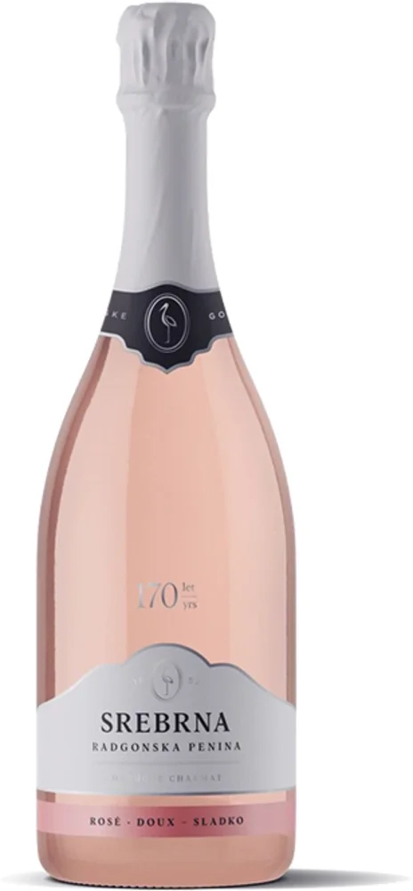 Pjenušac Radgonske Gorice Srebrna Rose Slatko 0,75 L