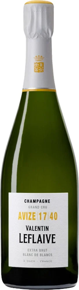 Champagne Avize Grand Cru Blanc de blancs extra brut CV 17 40 Valentine Leflaive 0,75 L