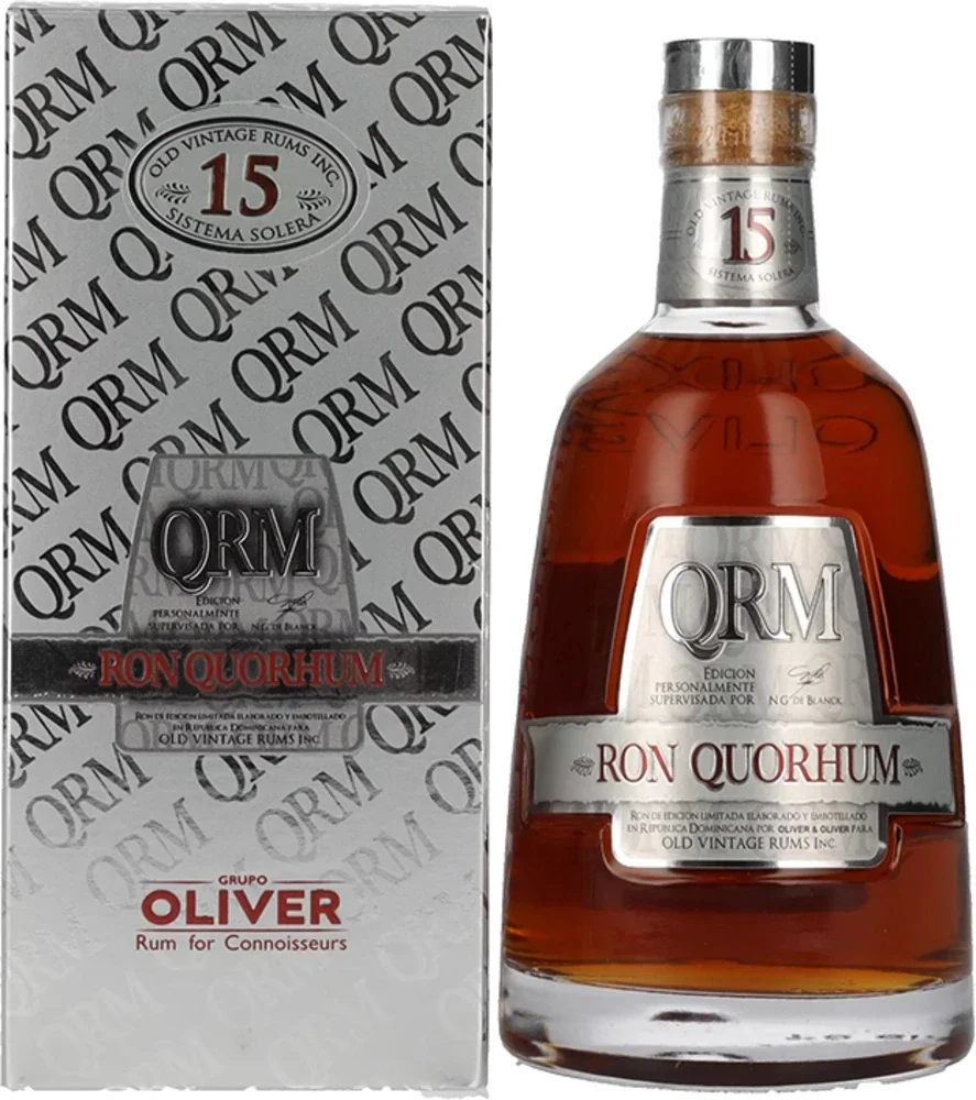 Rum 15 Anos Solera Ron Quorhum poklon kutija 0,7 L
