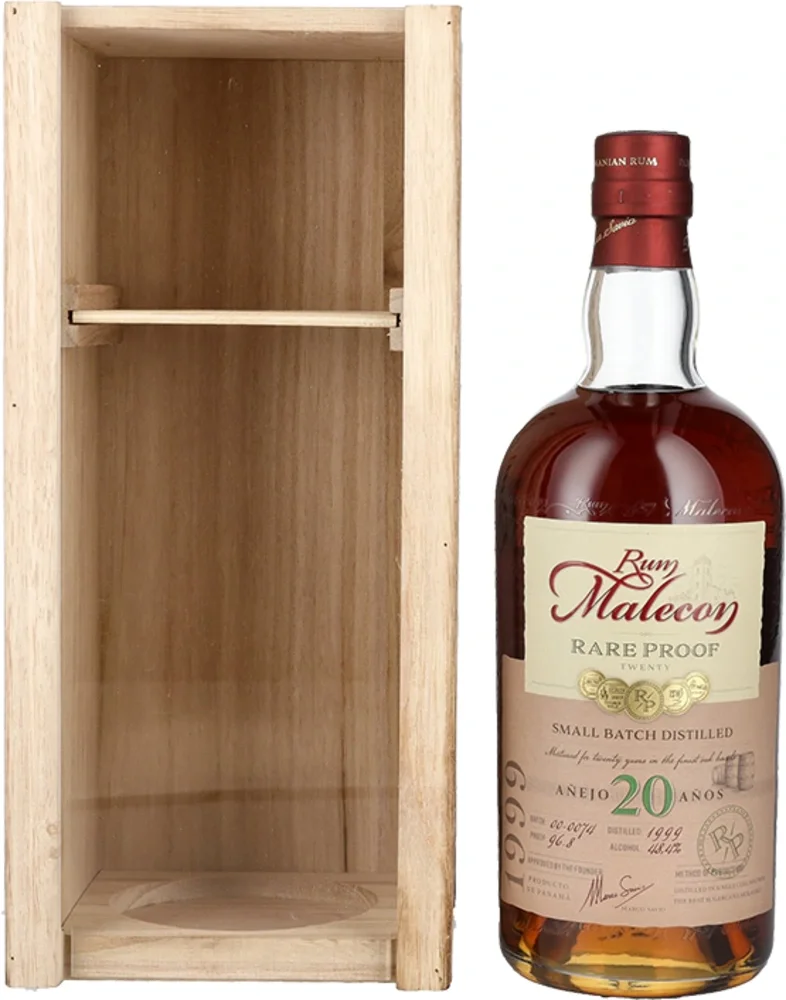 Rum Anejo 20 Rare 1999 Malecon poklon kutija 0,7 L