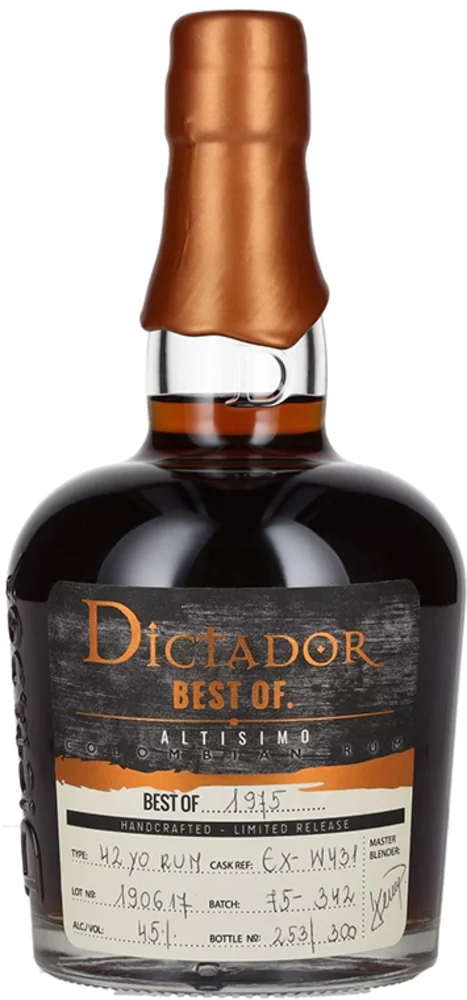 Rum BEST OF 1975 ALTISIMO Dictador poklon kutija 0,7 L