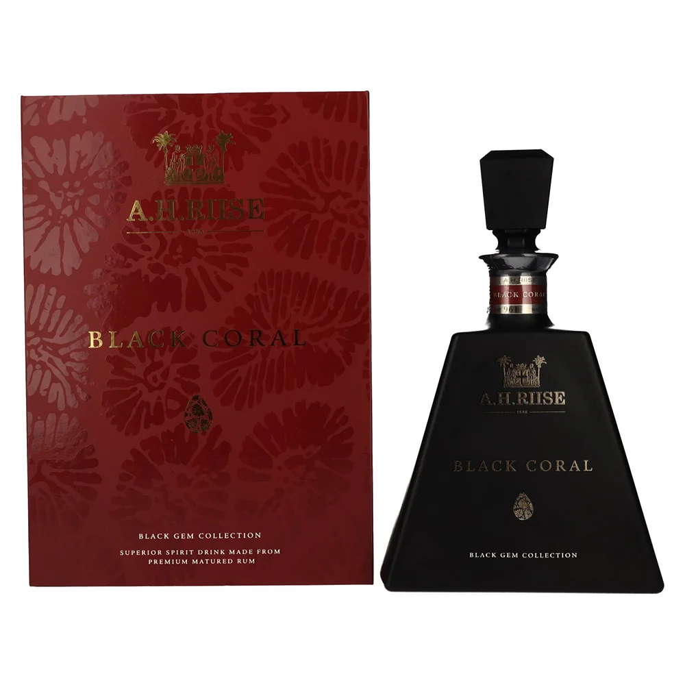 Rum Black Coral A.H.Riise poklon kutija 0,7 L