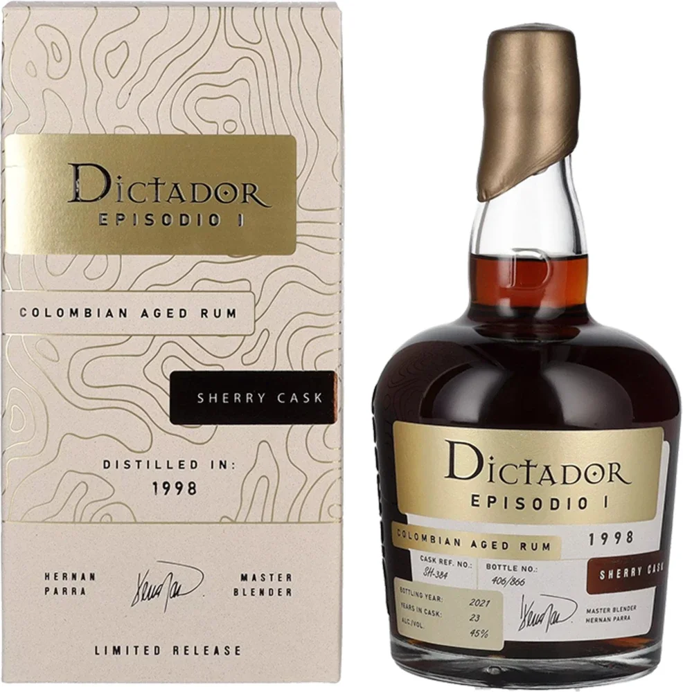 Rum Capitulo 23 Years Old 1998 Dictador poklon kutija 0,7 L