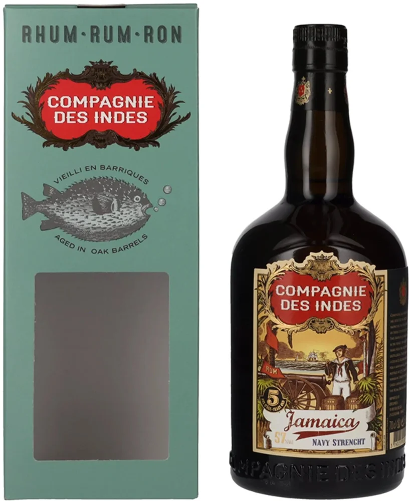 Rum Compagnies des Indes Jamaica poklon kutija 0,7 L