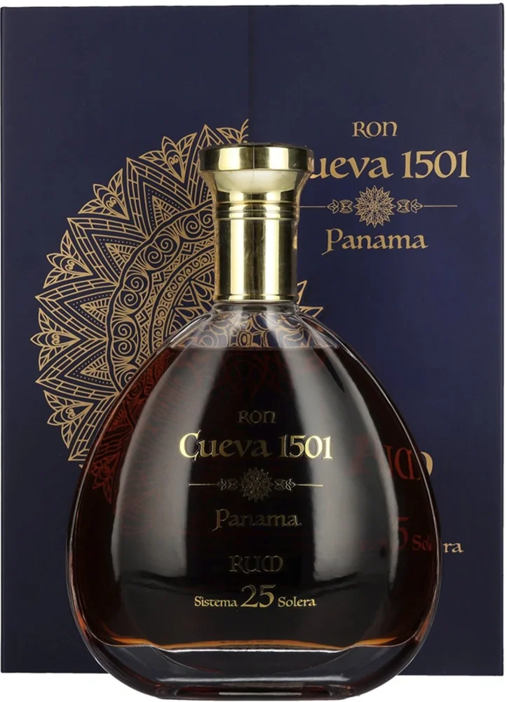Rum Cueva 1501 Panama 25 Sistema Solera poklon kutija 0,7 L