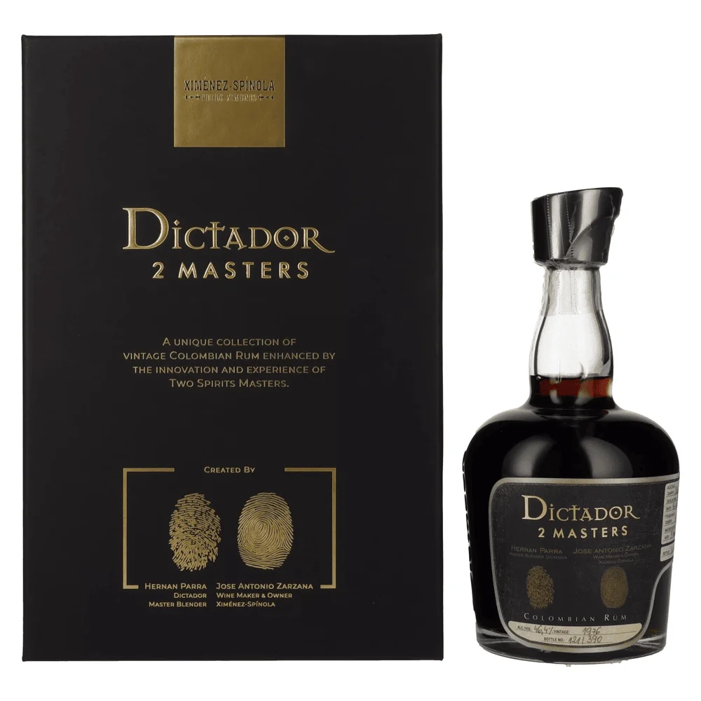 Rum Dictador 2 MASTERS 1976 45 Years Old Ximénez-Spínola 1st Release poklon kutija 0,7 L